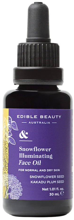 Edible Beauty Australia & Snowflower Illuminating Face Oil 30ml