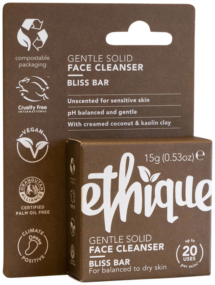 Ethique Bar Face Cleanser Gentle Solid Bliss Bar (For Balanced To Dry Skin) 15g