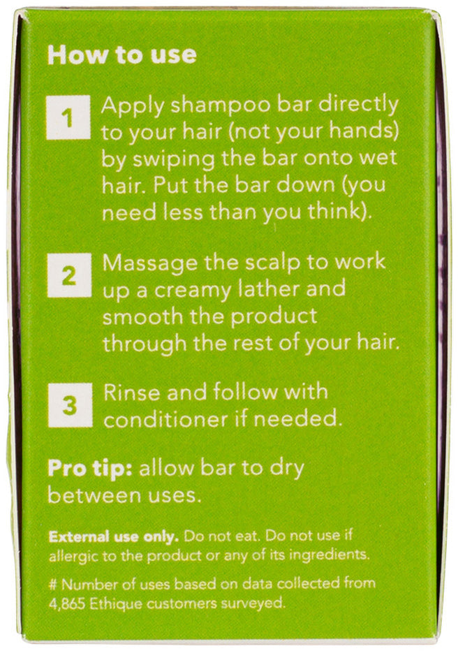 Ethique Bar Shampoo Calming Solid Heali Kiwi (For Touchy Scalps) 110g