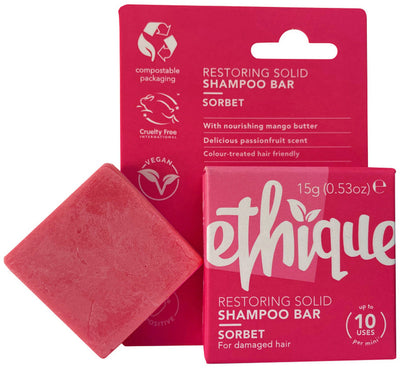 Ethique Bar Shampoo Restoring Solid Sorbet (For Balanced Hair) 15g