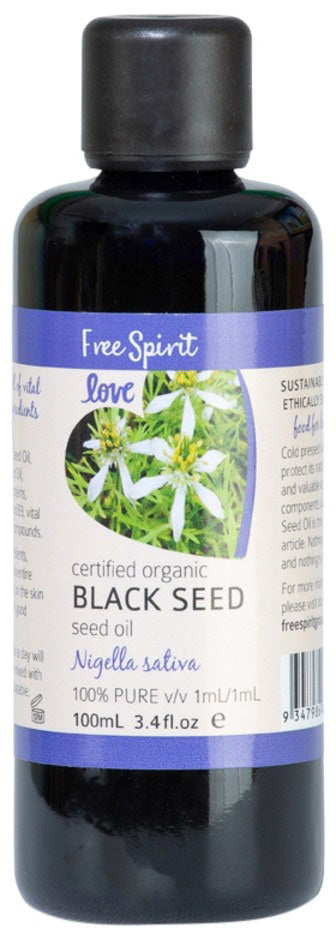 Byron Bay (Free Spirit) Love Oils Organic Black Seed Seed Oil 100ml