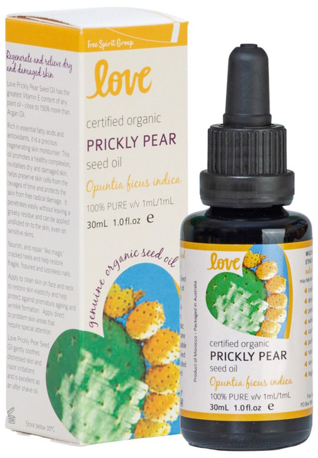 Byron Bay (Free Spirit) Love Oils Organic Prickly Pear Seed Oil 30ml