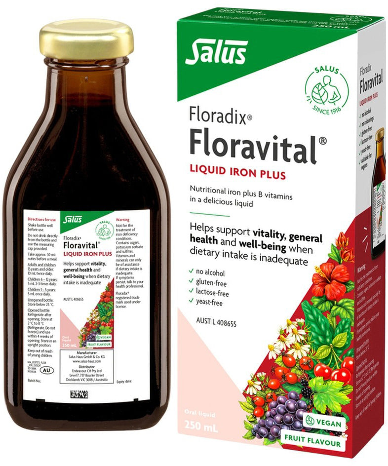 Floradix (by Salus) Floravital (Liquid Iron Plus) Oral Liquid 250ml