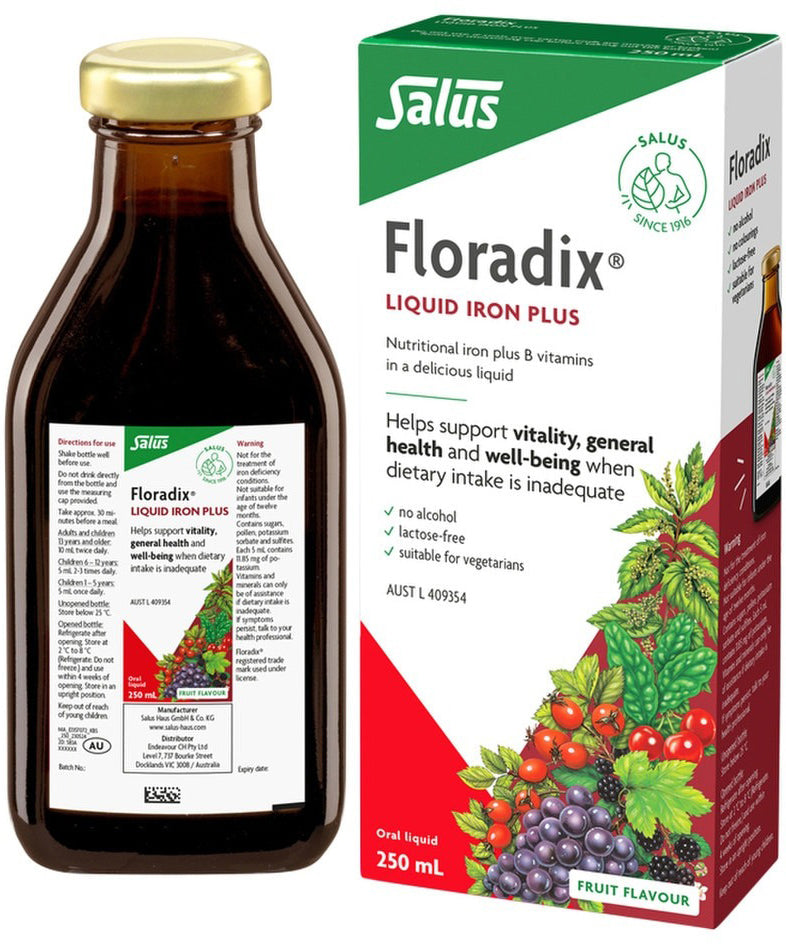 Floradix (by Salus) Liquid Iron Plus Oral Liquid 250ml