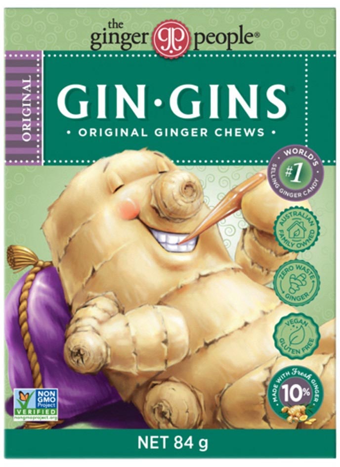 The Ginger People Gin Gins Ginger Chews Original 84g