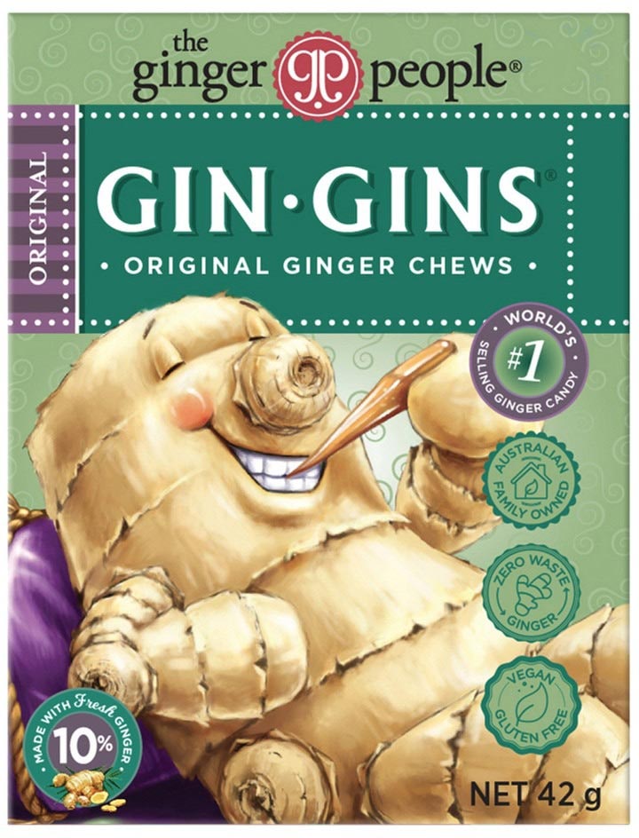 The Ginger People Gin Gins Ginger Chews Original 42g