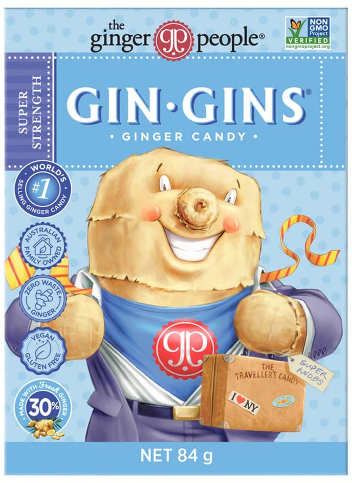 The Ginger People Gin Gins Ginger Candy Super Strength 84g