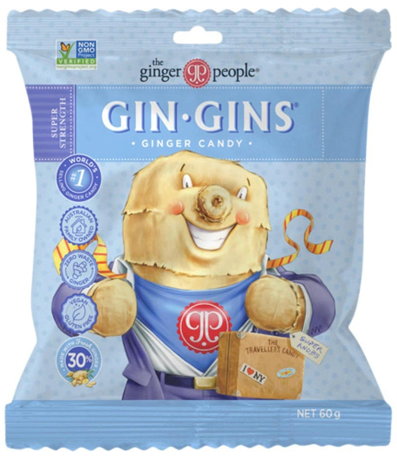 The Ginger People Gin Gins Ginger Candy Super Strength 60g