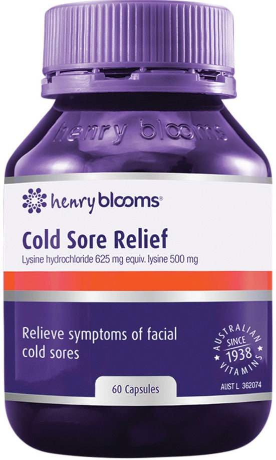 H.Blooms Cold Sore Relief 60 Capsule