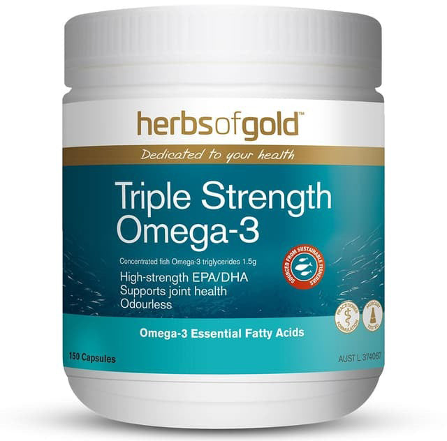 Herbs of Gold Triple Strength Omega-3