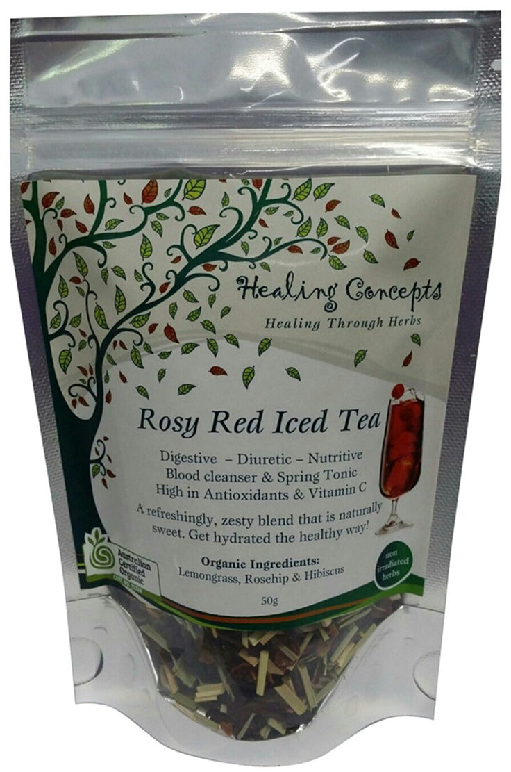 Healing Concepts Organic Blend Rosy Red Iced Tea 50g