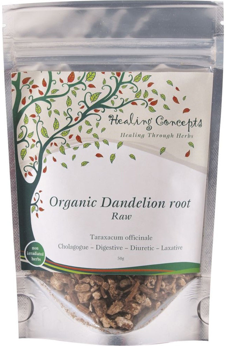 Healing Concepts Organic Dandelion Root Raw 50g