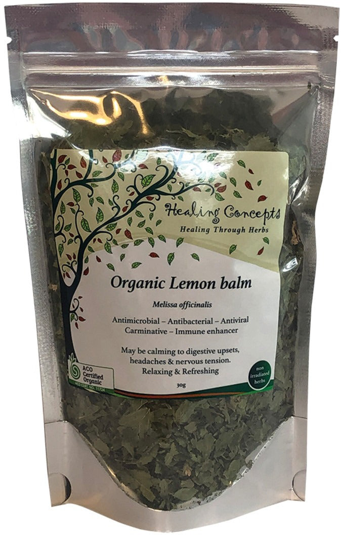 Healing Concepts Organic Lemon Balm 30g