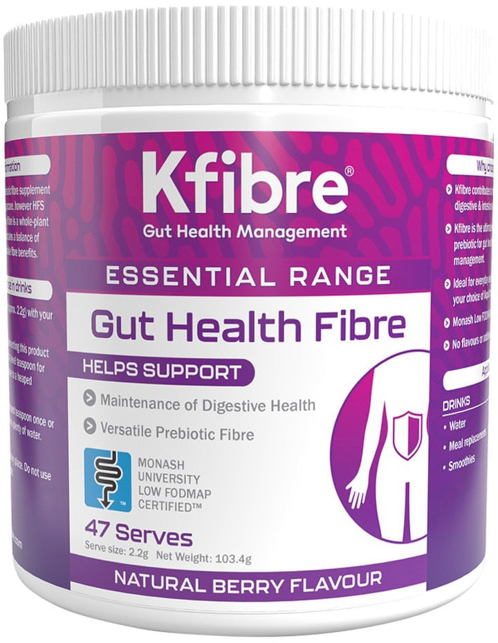 Kfibre Essential Gut Health Fibre Natural Berry Tub 103.4g