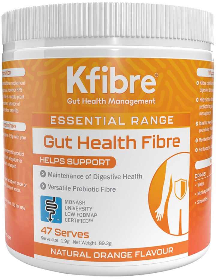 Kfibre Essential Gut Health Fibre Natural Orange Tub 89.3g