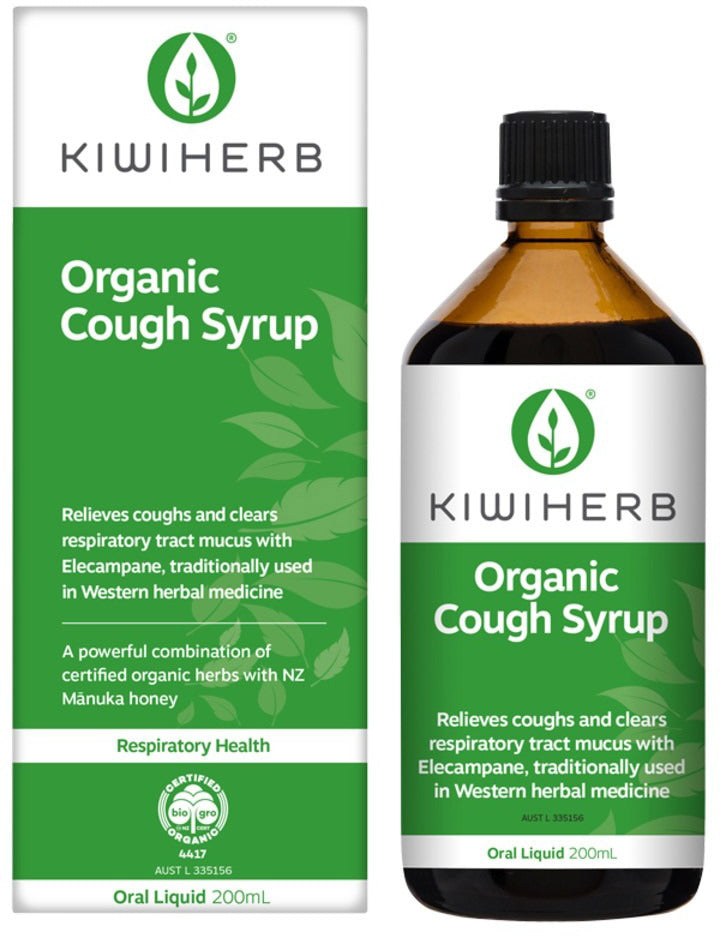 Kiwiherb Organic Cough Syrup 200ml