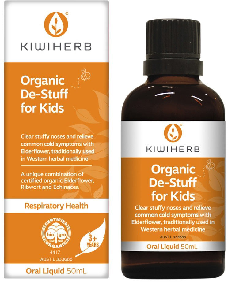 Kiwiherb Organic De-Stuff For Kids Oral Liquid 50ml