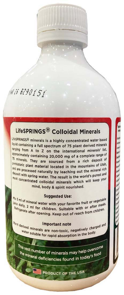 LifeSprings Colloidal Minerals 500ml