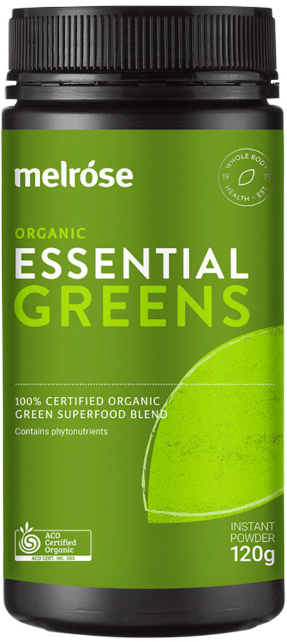 Melrose Organic Essential Greens Powder 120g