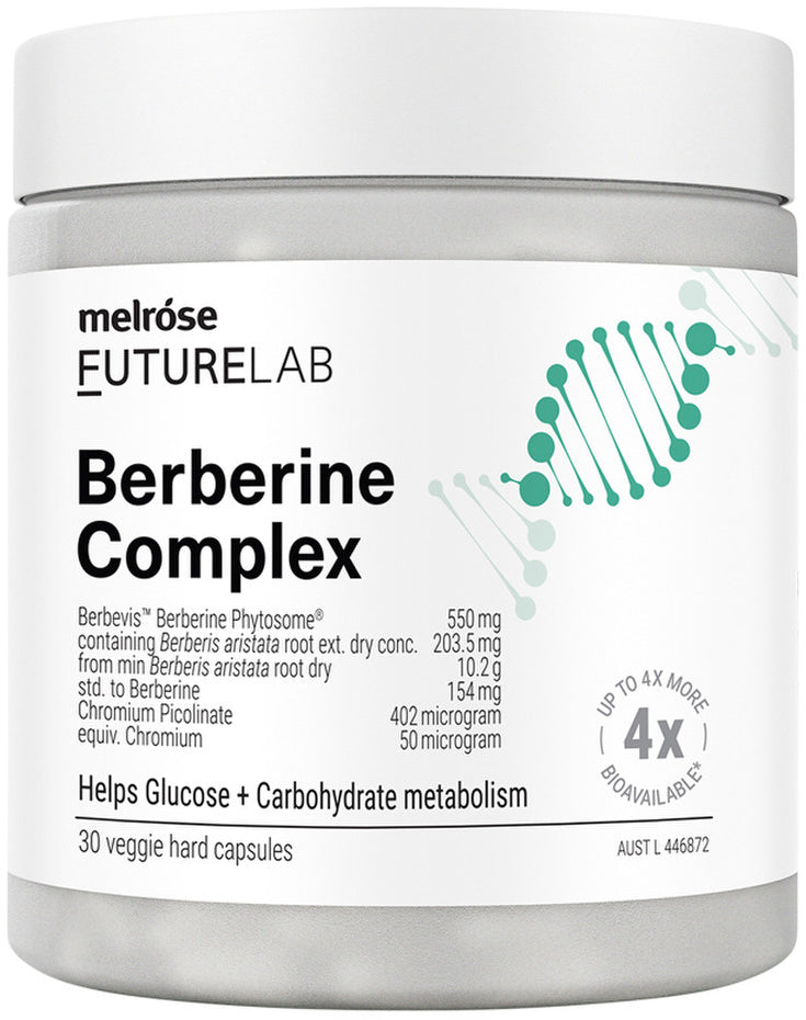 Melrose FutureLab Berberine Complex 30 Vegeterian Capsules