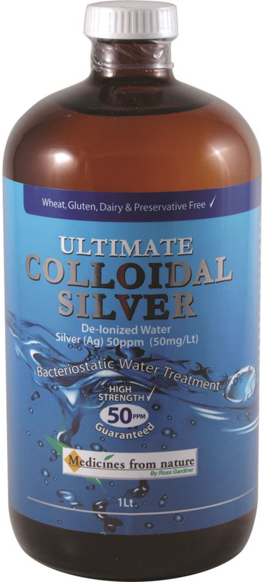 Medicines From Nature Ultimate Colloidal Silver 50ppm 1L – Health Co