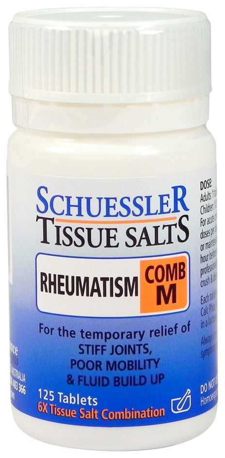 Martin & Pleasance Schuessler Tissue Salts Comb M (Rheumatism) 125 Tablets