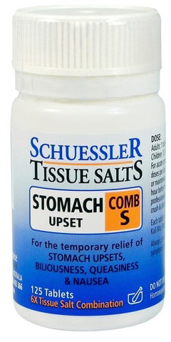 Martin & Pleasance Schuessler Tissue Salts Comb S (Stomach Upset) 125 Tablets