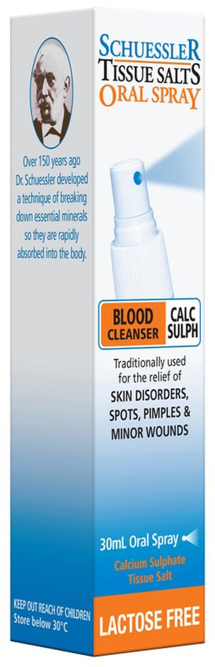 Martin & Pleasance Schuessler Tissue Salts Calc Sulph (Blood Cleanser) Spray 30ml