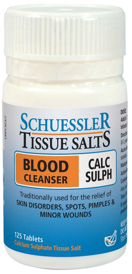 Martin & Pleasance Schuessler Tissue Salts Calc Sulph (Blood Cleanser) 125 Tablets