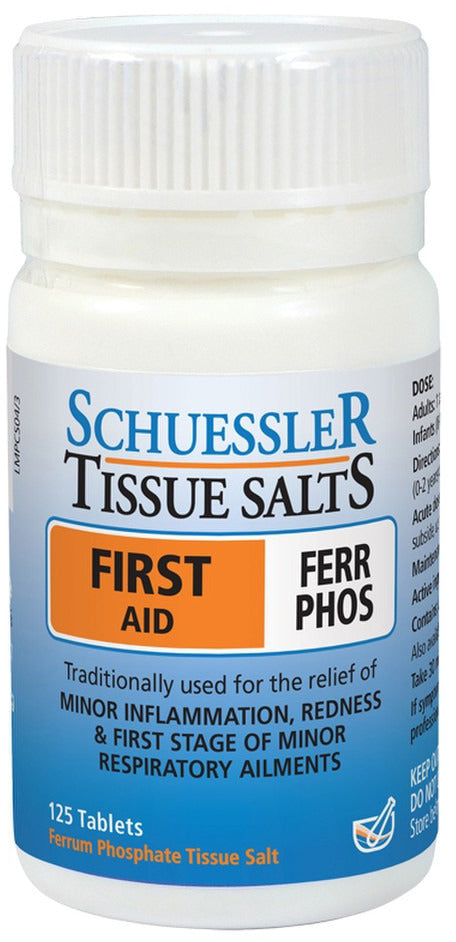 Martin & Pleasance Schuessler Tissue Salts Ferr Phos (First Aid) 125 Tablets