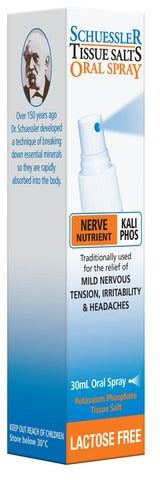 Martin & Pleasance Schuessler Tissue Salts Kali Phos (Nerve Nutrient) Spray 30ml