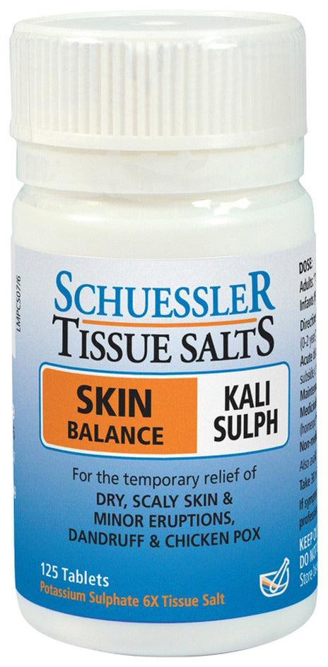 Martin & Pleasance Schuessler Tissue Salts Kali Sulph (Skin Balance) 125 Tablets