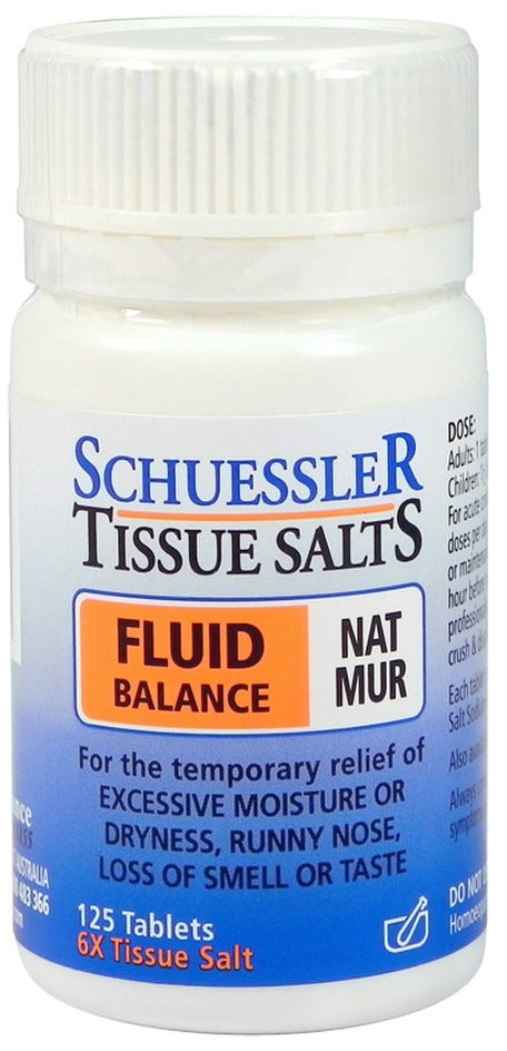 Martin & Pleasance Schuessler Tissue Salts Nat Mur (Fluid Balance) 125 Tablets