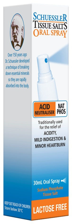 Martin & Pleasance Schuessler Tissue Salts Nat Phos (Acid Neutraliser) Spray 30ml