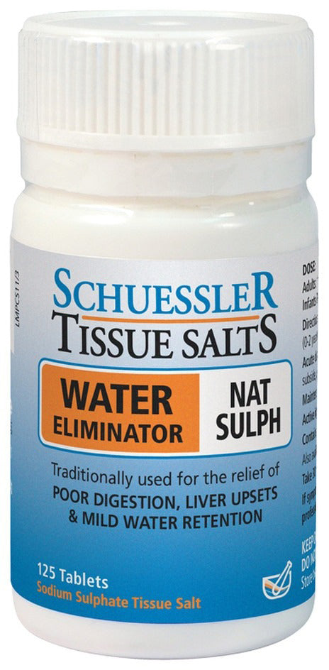 Martin & Pleasance Schuessler Tissue Salts Nat Sulph (Water Eliminator) 125 Tablets