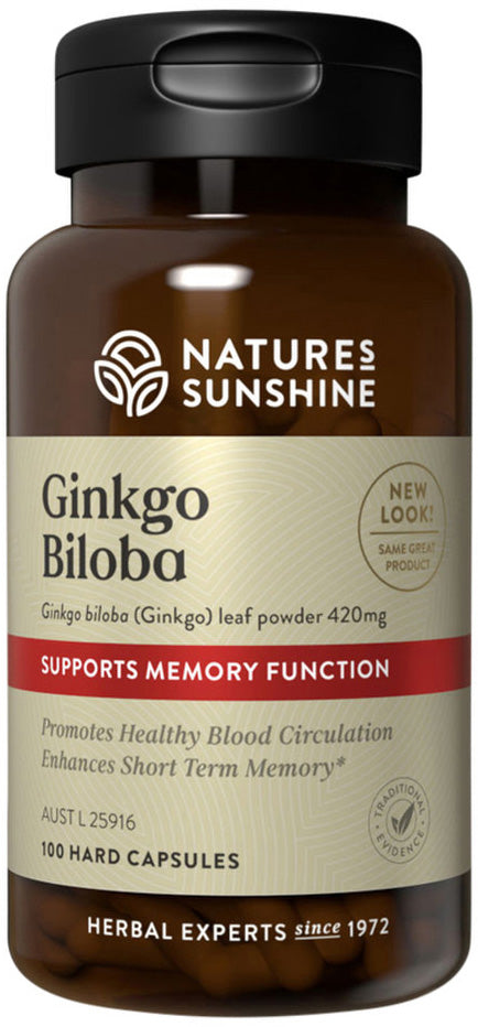 Nature Sunshine Ginkgo Biloba 420mg