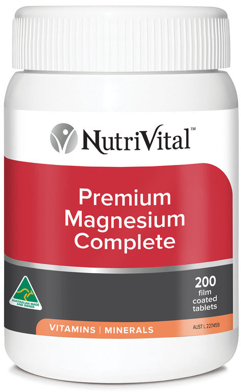 NutriVital Premium Magnesium Complete 200 Tablets