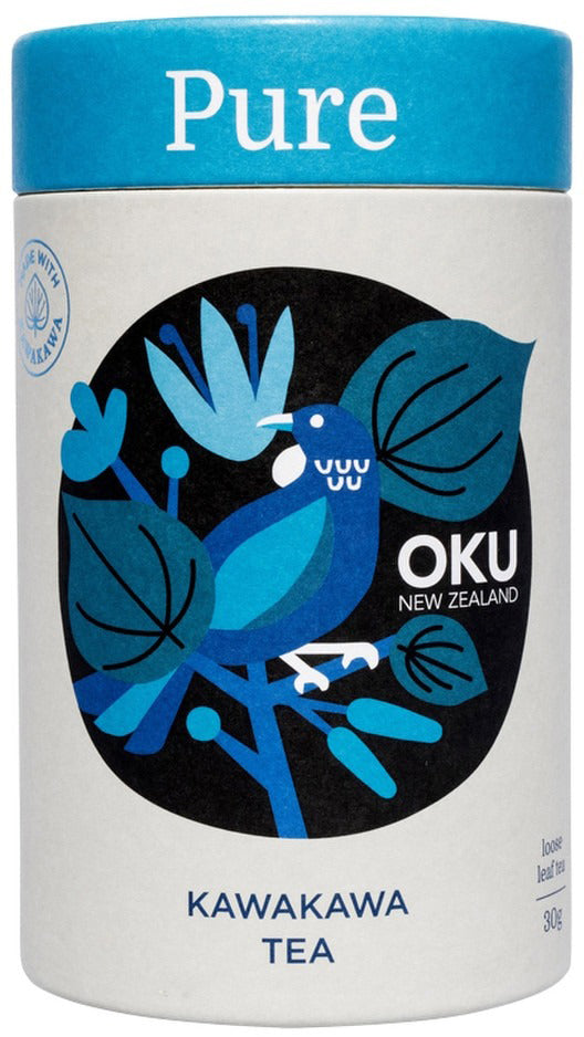 OKU New Zealand Pure 100% Kawakawa Tea Loose Leaf 30g