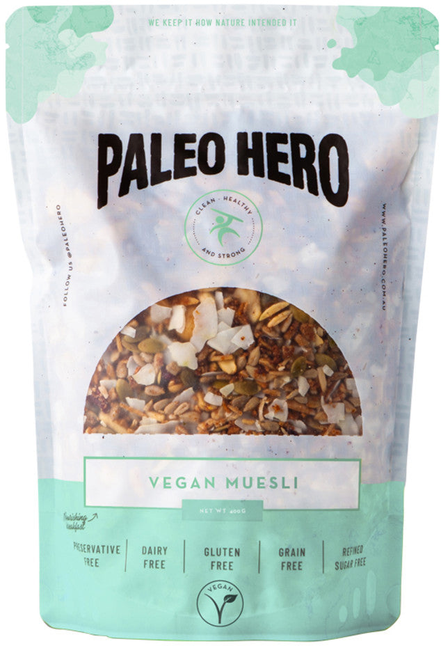 Paleo Hero Vegan Muesli 400g