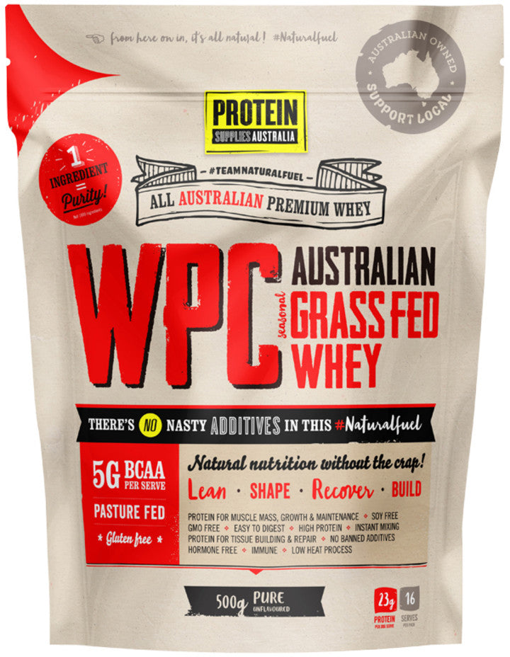 Protein Supplies Australia Protein WPC (Australian Grass Fed Whey) Pure 500g