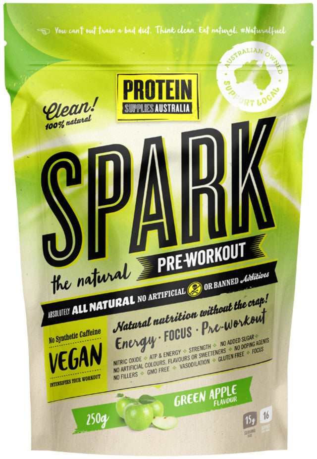 Protein Supplies Australia Spark Green Apple 250g