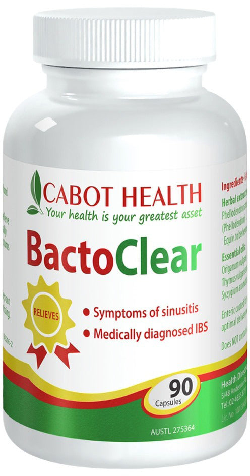 Cabot Health BactoClear 90 Capsules