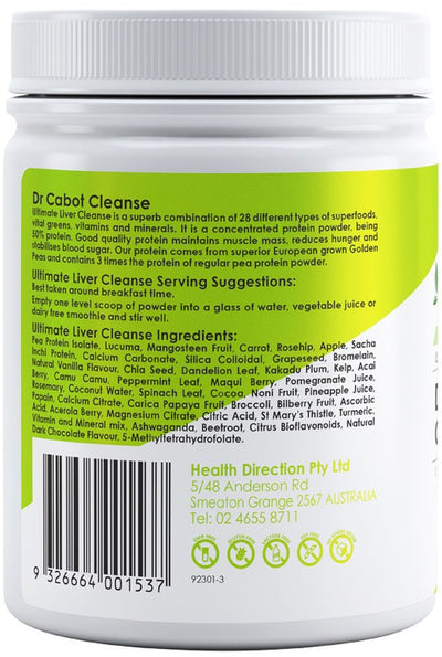 Cabot Health Dr Cabot Cleanse 15 Day Detox Pack