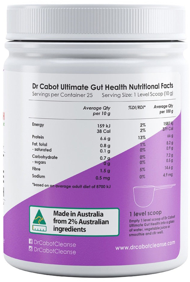 Cabot Health Dr Cabot Ultimate Gut Health 250g