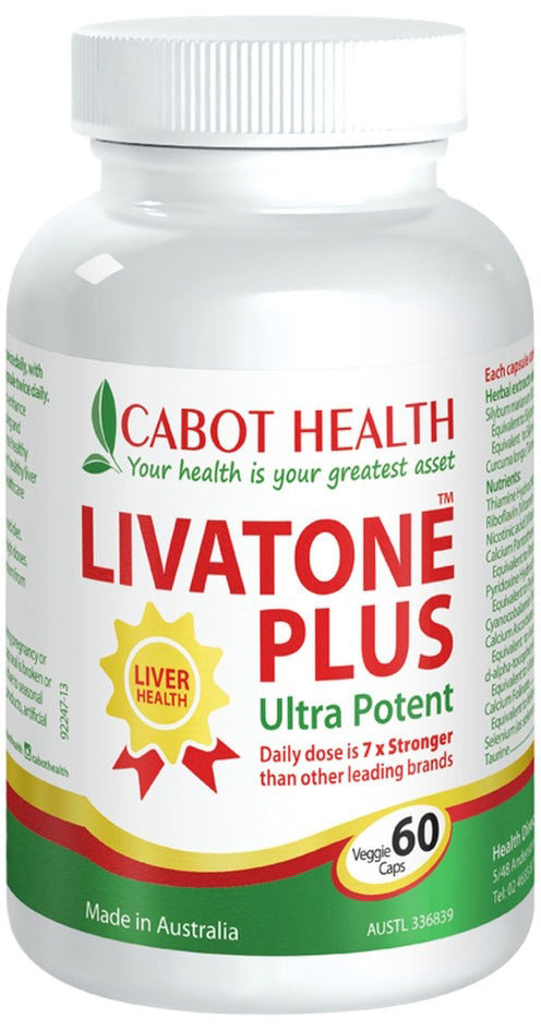 Cabot Health LivaTone Plus 60 Capsules