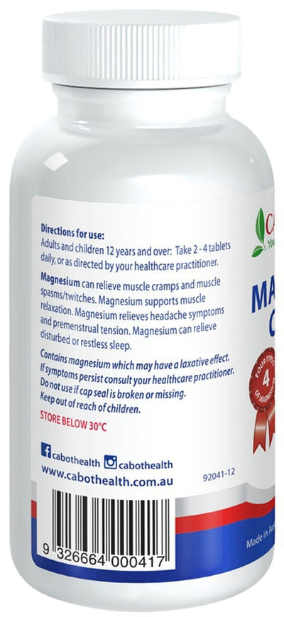 Cabot Health Magnesium Complete 200 Tablets