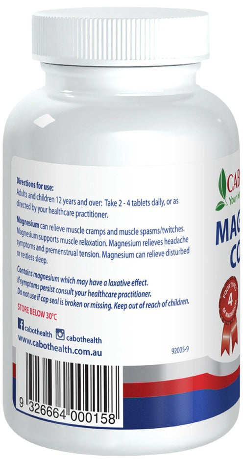 Cabot Health Magnesium Complete 100 Tablets