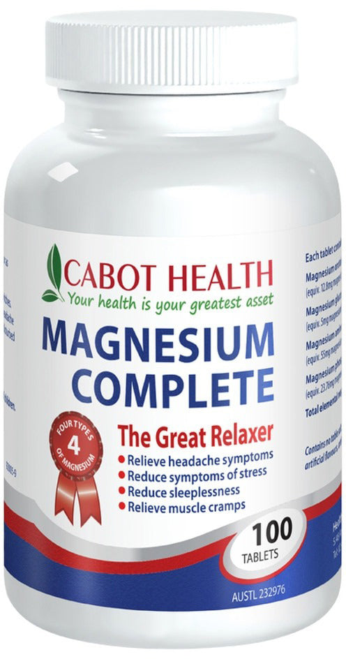 Cabot Health Magnesium Complete 100 Tablets