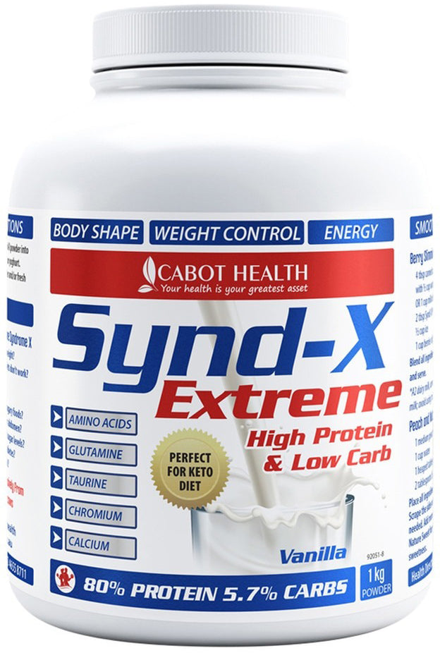 Cabot Health Synd-X Extreme (High Protein & Low Carb) Vanilla 1kg