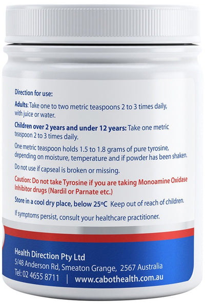 Cabot Health Tyrosine Pure 75g